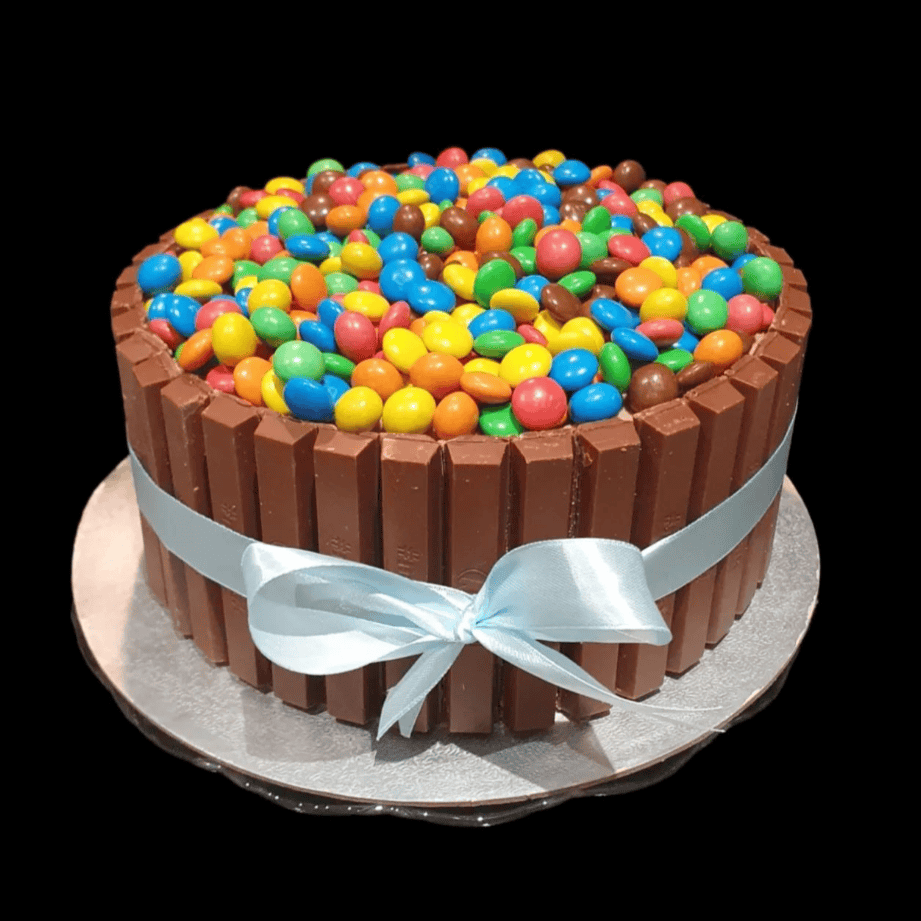 M & M cake